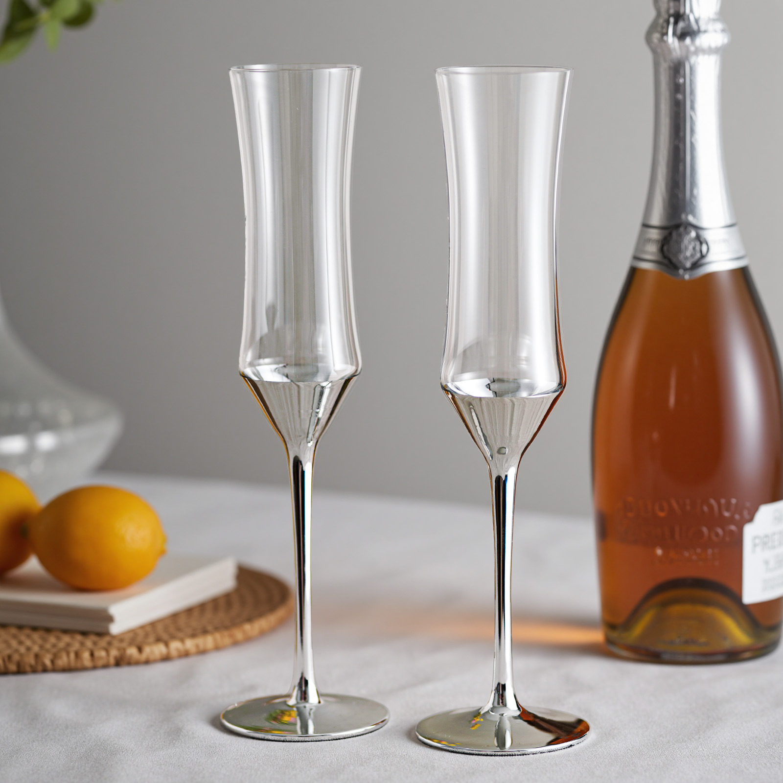 Wine Beer Foot - Light luxury champagne glass high-foot glass