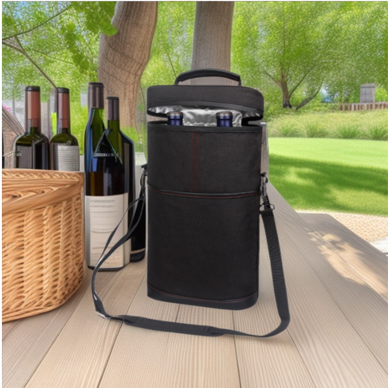 Wine Beer Red - Portable Outdoor Wine Cooler Bag, Holds
