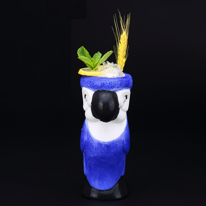 Parrot Hawaii Tiki Mugs Cockta - Wine Beer Cocktail 评论和价格