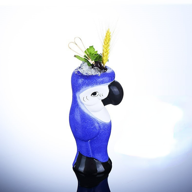 Parrot Hawaii Tiki Mugs Cockta - Wine Beer Cocktail 评论和价格