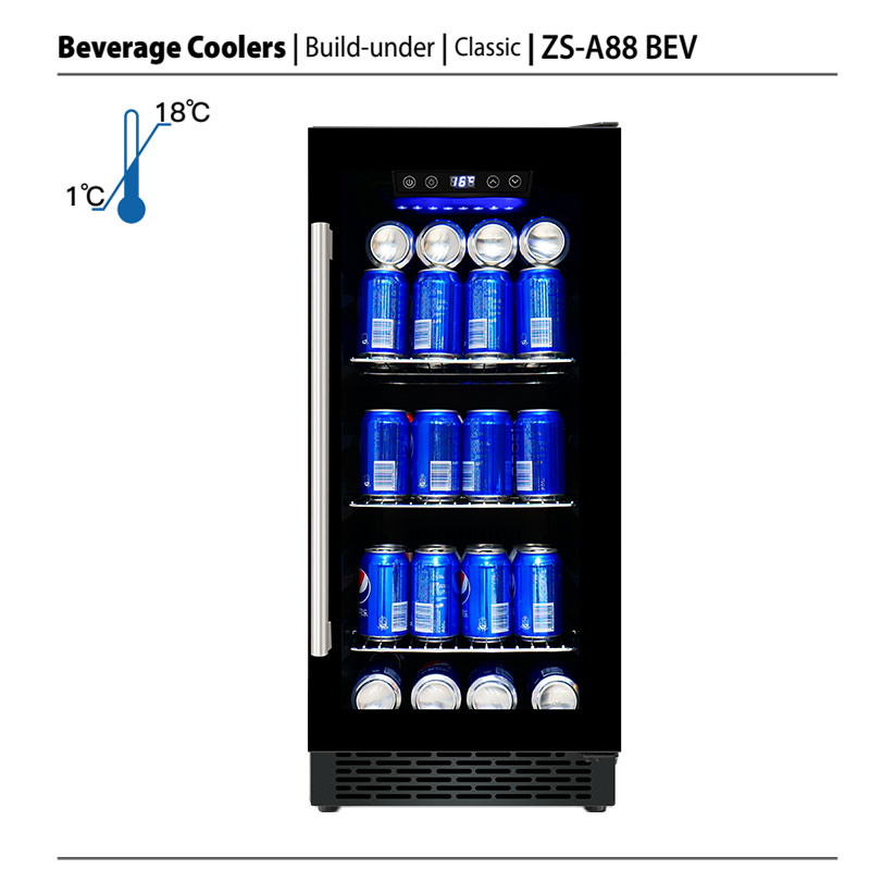 Oem Small Drink Bar Fridge Cus - Wine Beer Fridge Dual Zone 评论和价格