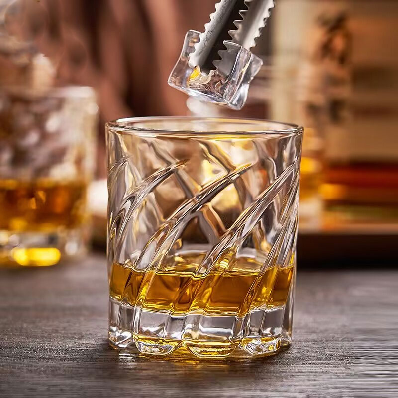 Embossed Whiskey Glass High-Qu - Wine Beer And Spirit 评论和价格