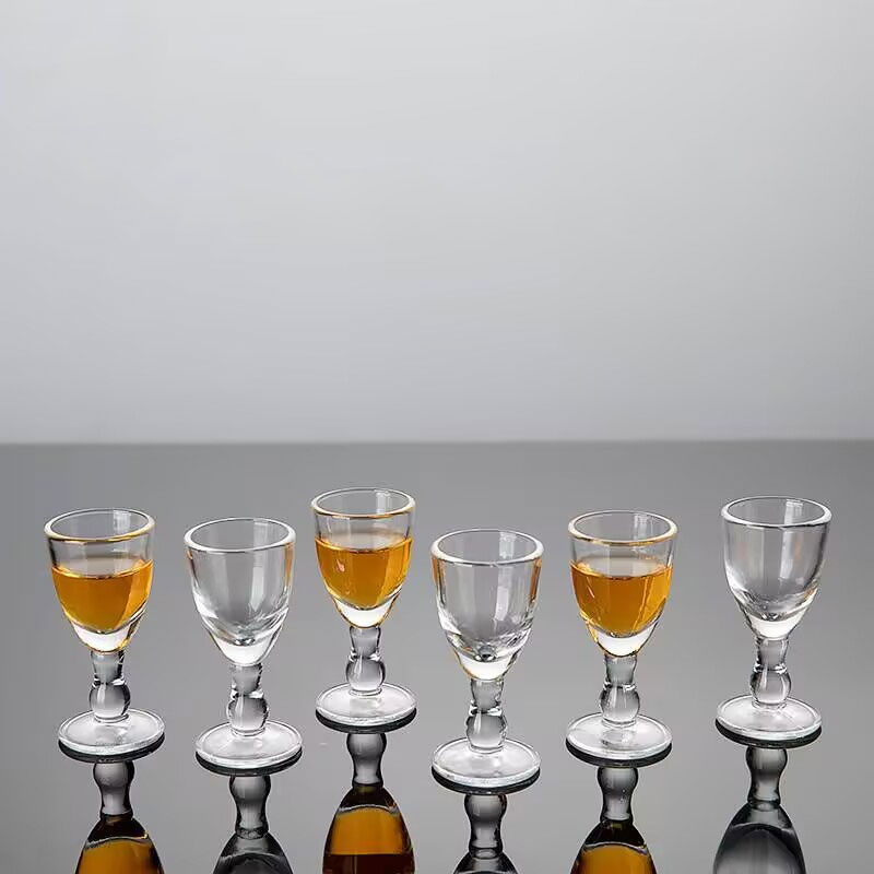 Six Mini High-footed White Spi - Wine Beer Foot 评论和价格