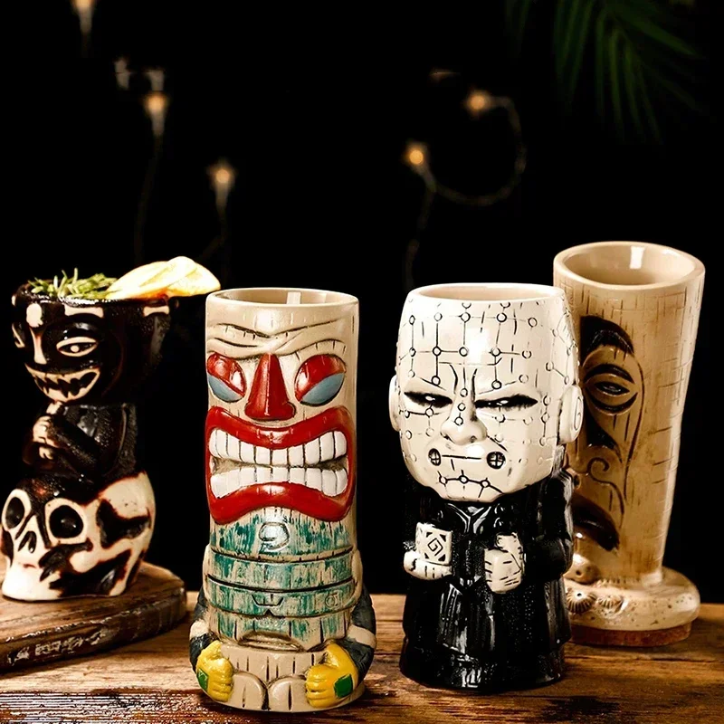 60 Types Ceramic Hawaii Tiki M - Wine Beer Cocktail 评论和价格