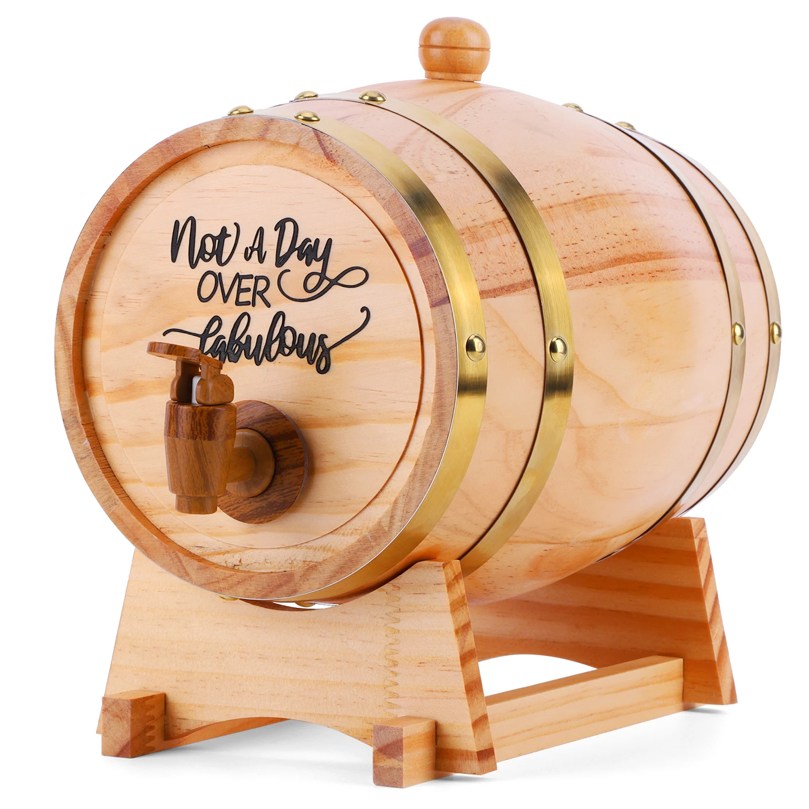 3L Wooden Whiskey Barrel with  - Wine Beer Whiskey 评论和价格