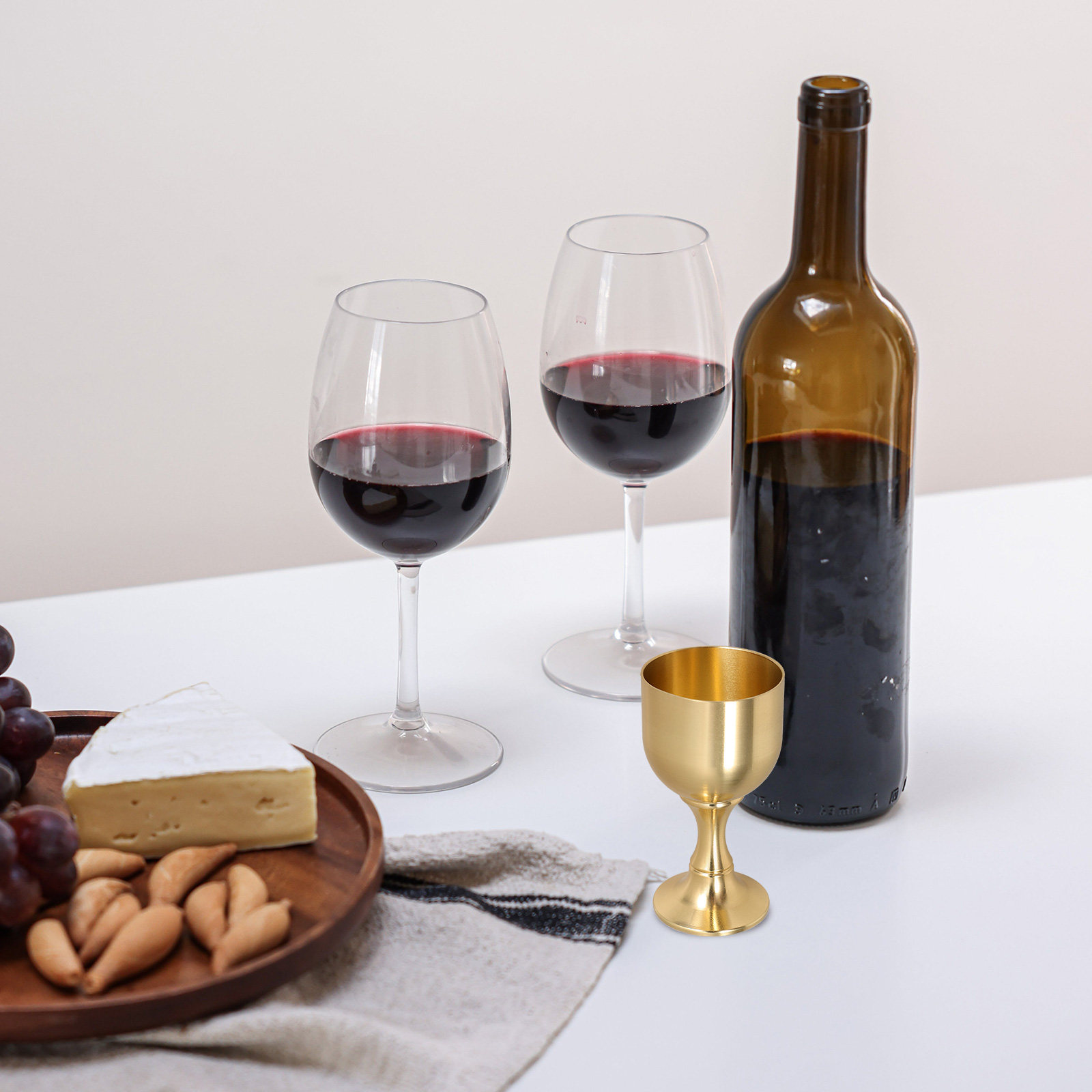 Copper Goblet Vintage Style De - Wine Beer Whiskey 评论和价格