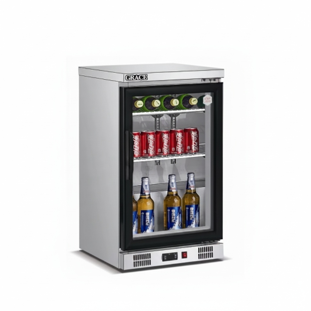 Under Counter Fridge, 304 Stai - Wine Beer Fridge Dual Zone 评论和价格