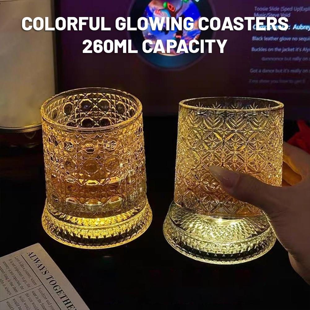Rotating Whiskey Glass Creativ - Wine Beer Whiskey 评论和价格