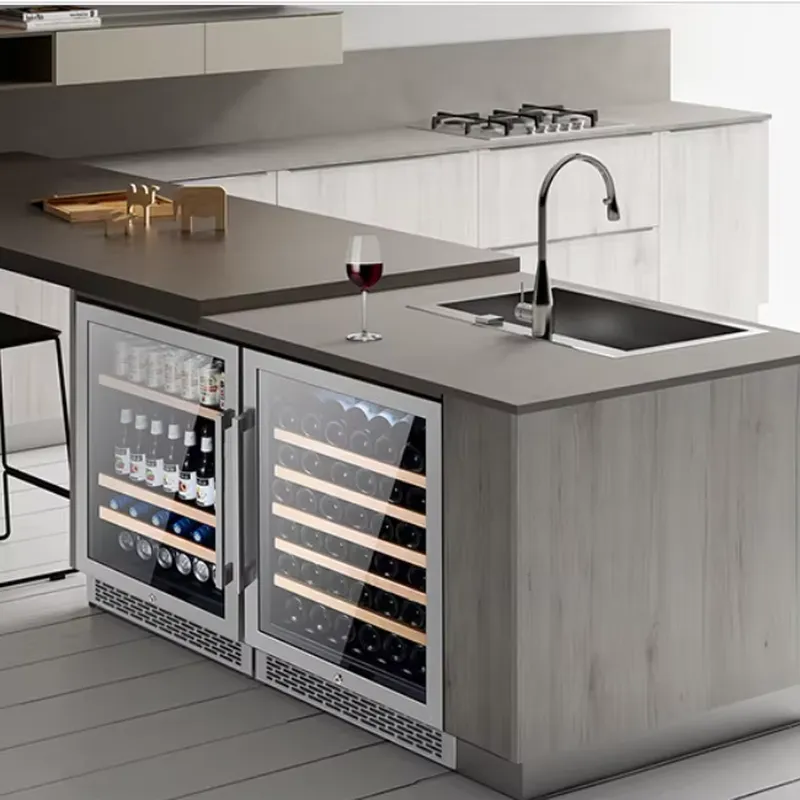 48 Bottle Wine Fridge Dual Gla - Wine Beer Fridge Dual Zone 评论和价格