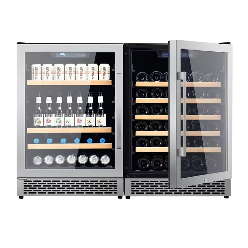 48 Bottle Wine Fridge Dual Gla - Wine Beer Fridge Dual Zone 评论和价格