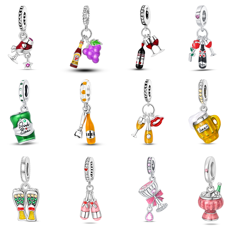Fashion 925 Sterling Silver Re - Wine Beer Red 评论和价格