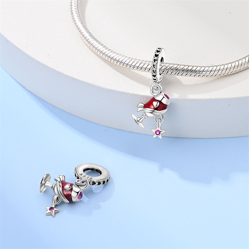 Fashion 925 Sterling Silver Re - Wine Beer Red 评论和价格