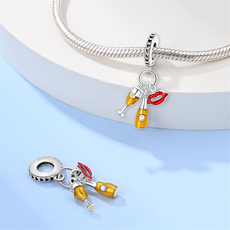 Fashion 925 Sterling Silver Re - Wine Beer Red 评论和价格