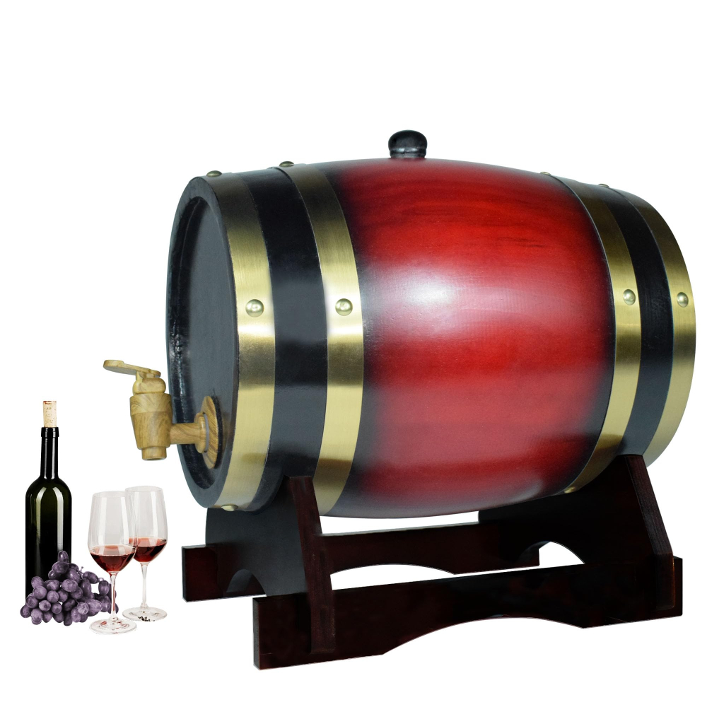 Whiskey Barrel Dispenser Oak A - Wine Beer And Spirit 评论和价格