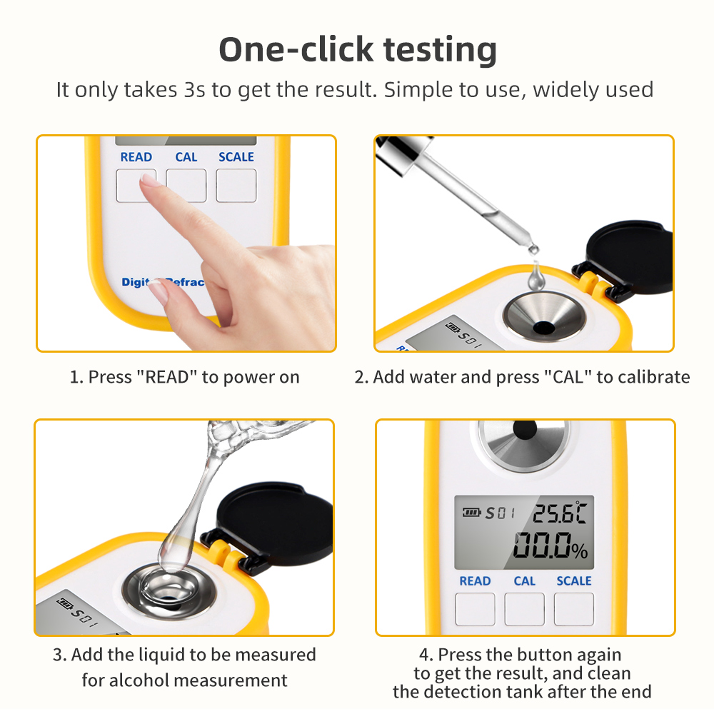 Digital Alcohol Refractometer  - Wine Beer And Spirit 评论和价格