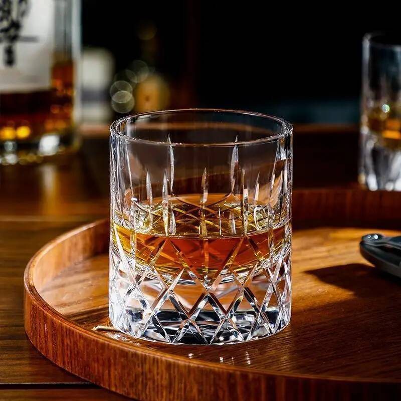 250ml Clear Carved Whiskey Cry - Wine Beer Whiskey 评论和价格