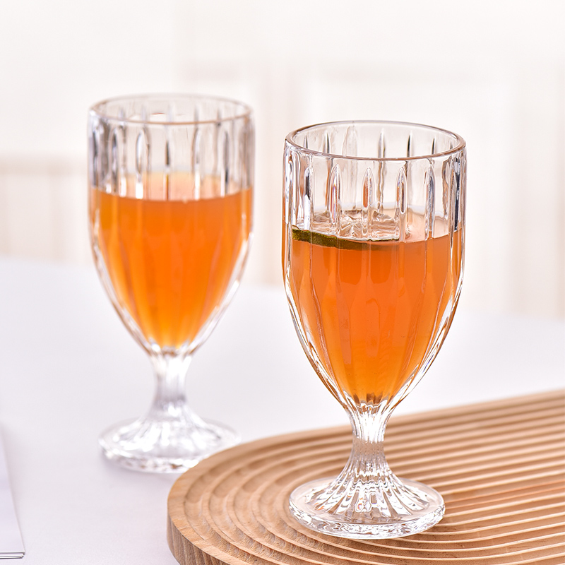 Large Capacity Glass Cup Champ - Wine Beer Foot 评论和价格