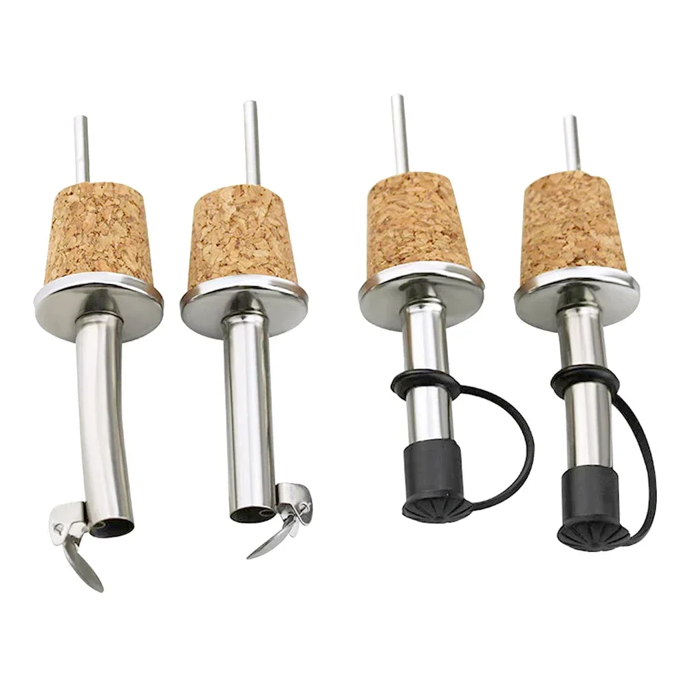 1PC Red Wine Cork Pourer Stain - Wine Beer And Spirit 评论和价格