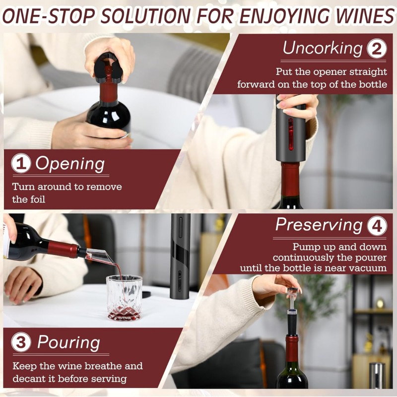 Rechargeable Multifunction Ele - Wine Beer Bottle 评论和价格