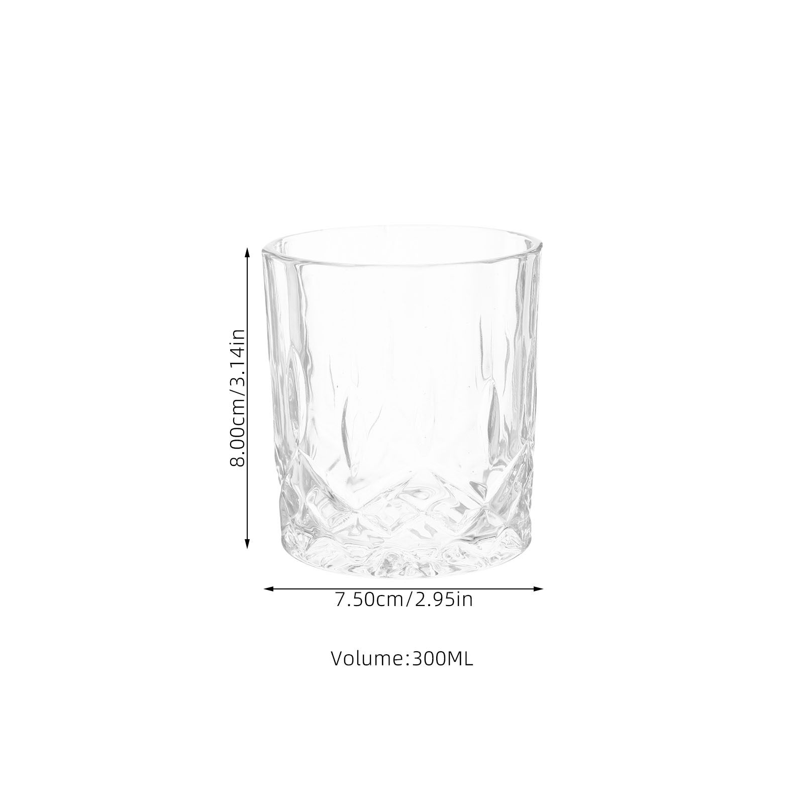 6Pcs Whiskey Glass Set Unique  - Wine Beer Whiskey 评论和价格