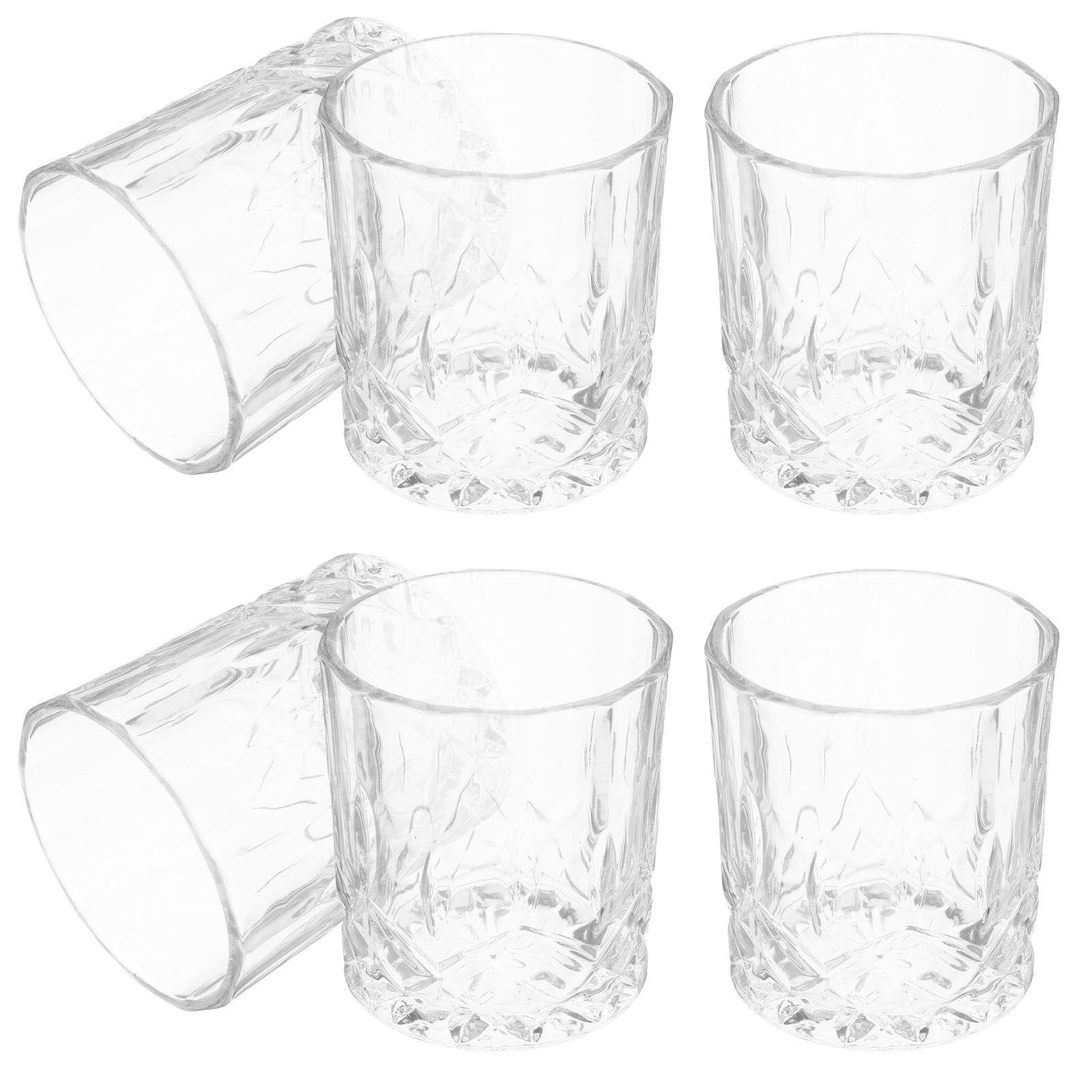 6Pcs Whiskey Glass Set Unique  - Wine Beer Whiskey 评论和价格