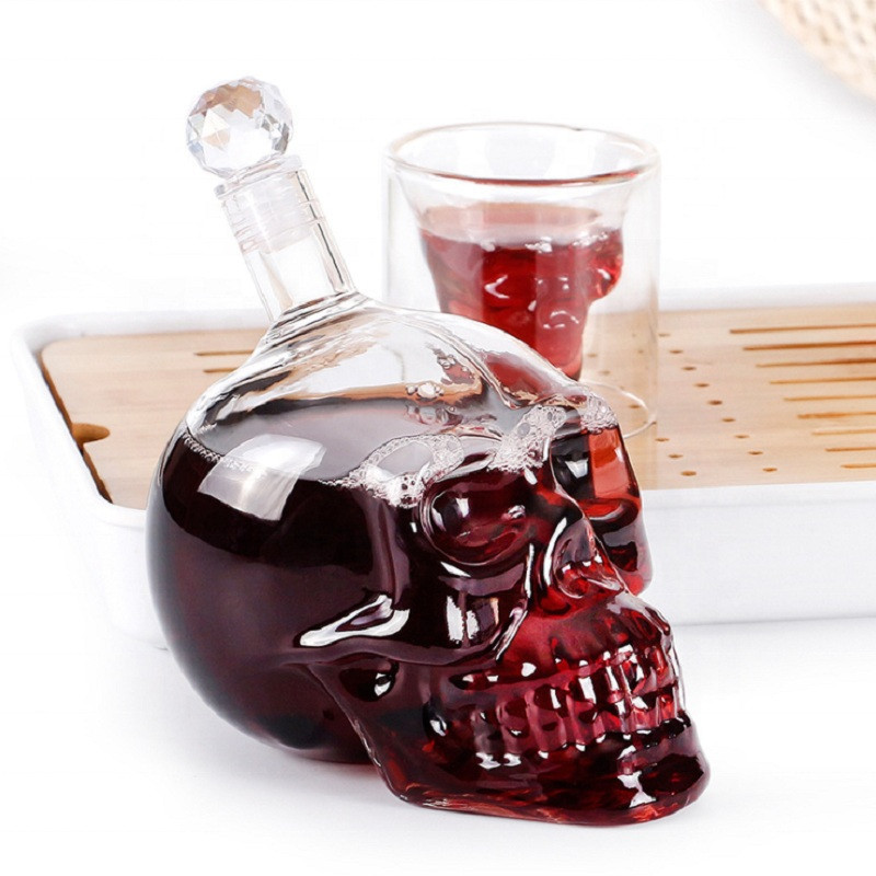 Creative Skull Head Decanter C - Wine Beer And Spirit 评论和价格