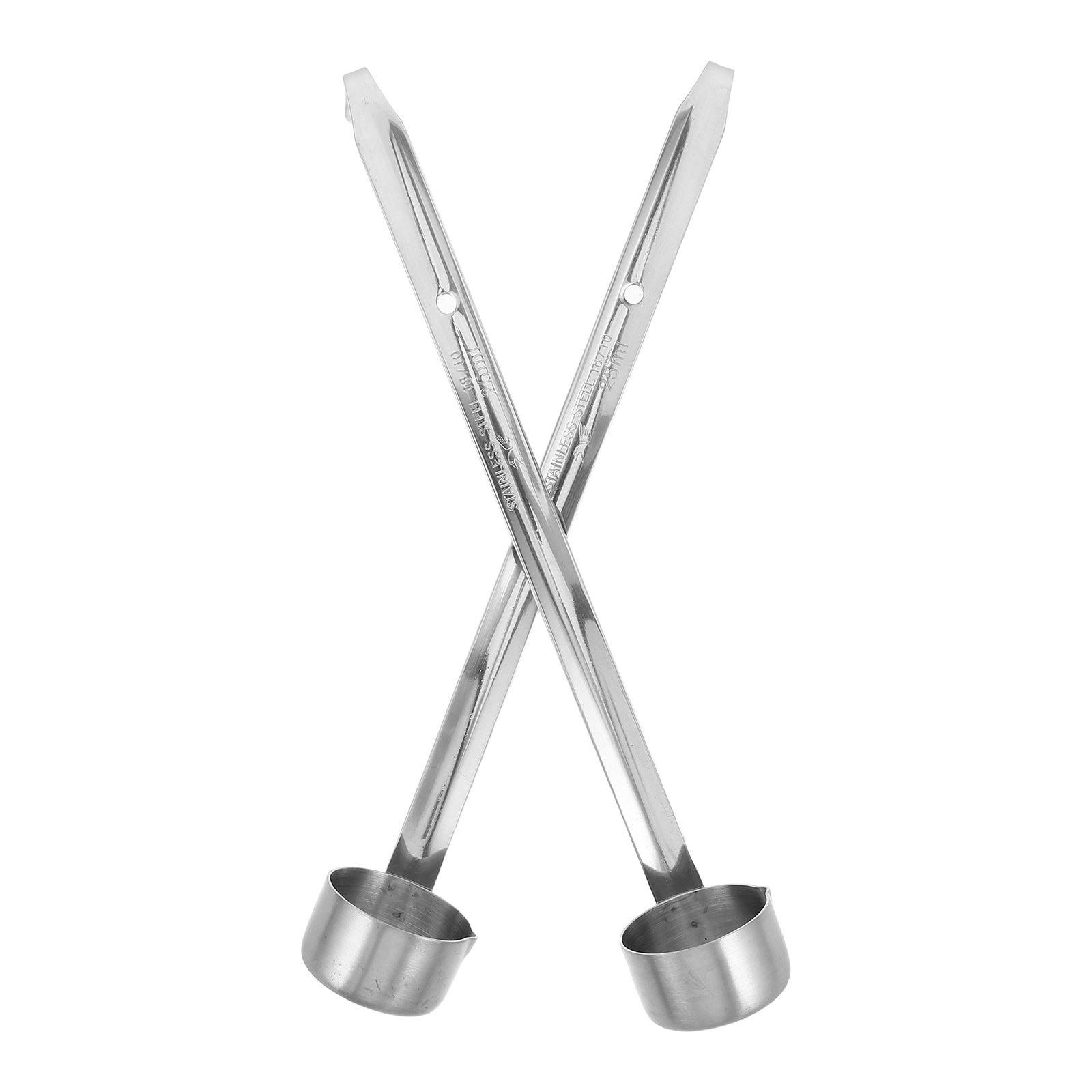 2Pcs Stainless Steel Wine Spoo - Wine With Beer Mix 评论和价格