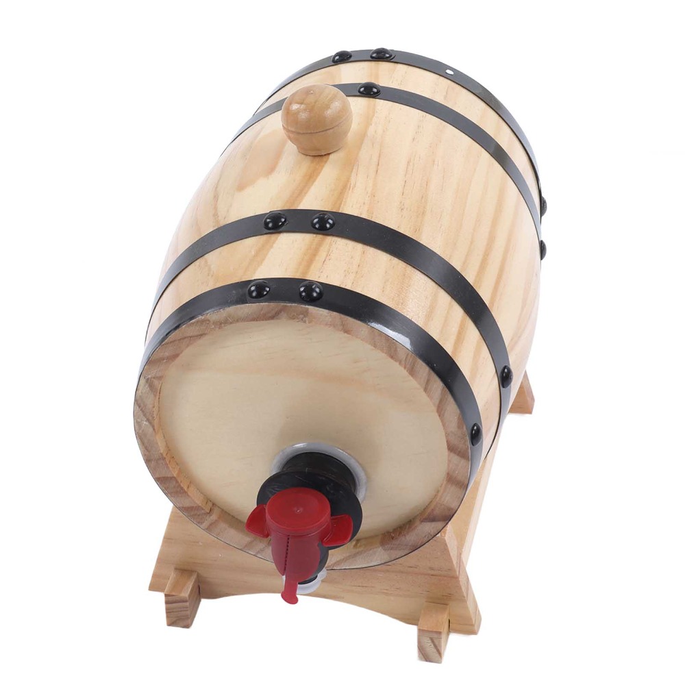 7 piece Vintage Pine Wood Wine - Wine Beer Whiskey 评论和价格