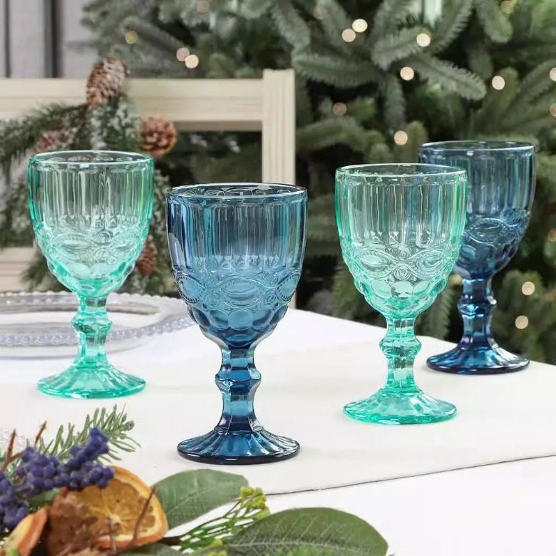 High Foot Color Crystal Glass  - Wine Beer Foot 评论和价格