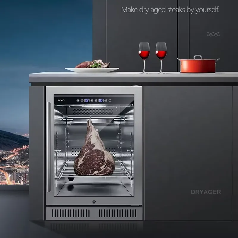 Under Counter Dry Age Fridge W - Wine Beer Fridge Dual Zone 评论和价格