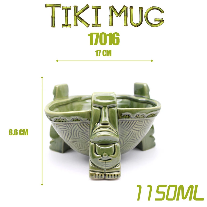 Big Tiki bowl Cocktail Cup Bee - Wine Beer Cocktail 评论和价格