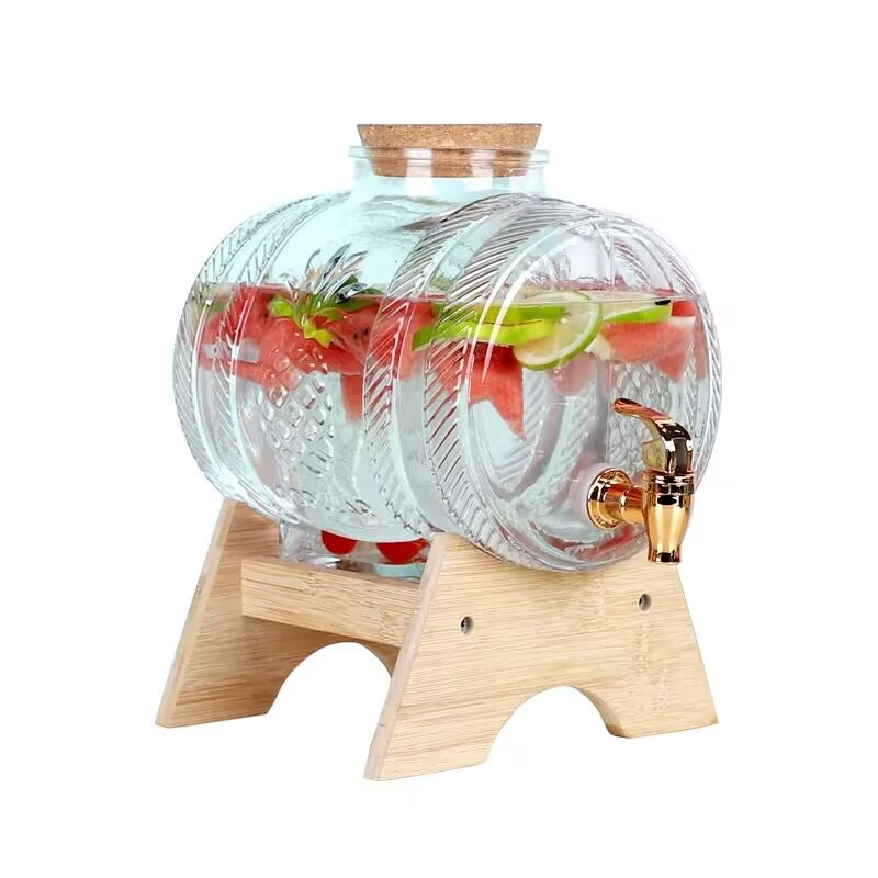 1L Glass Whiskey Barrel Wine B - Wine Beer Whiskey 评论和价格