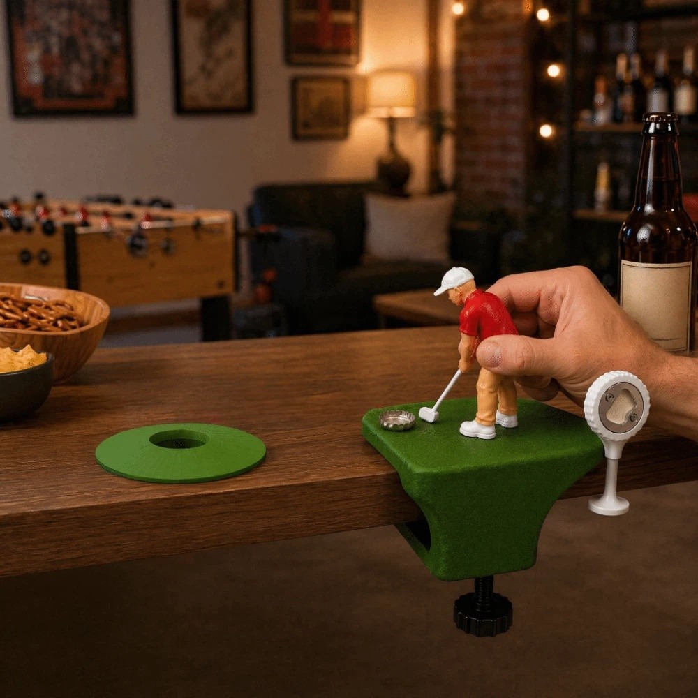 3D Printed Golf Ball Themed Bo - Wine Beer Red 评论和价格