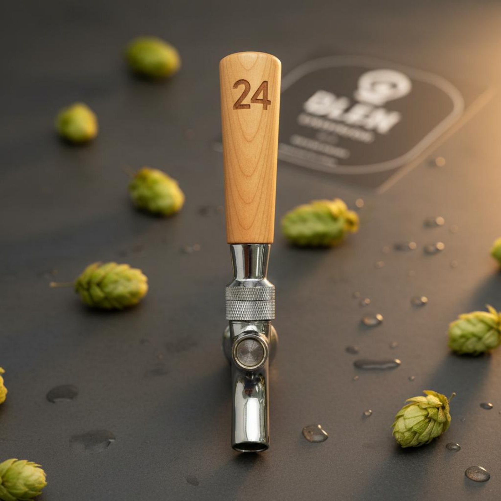 Short Wooden Beer Handle Solid - Wine Beer & More 评论和价格