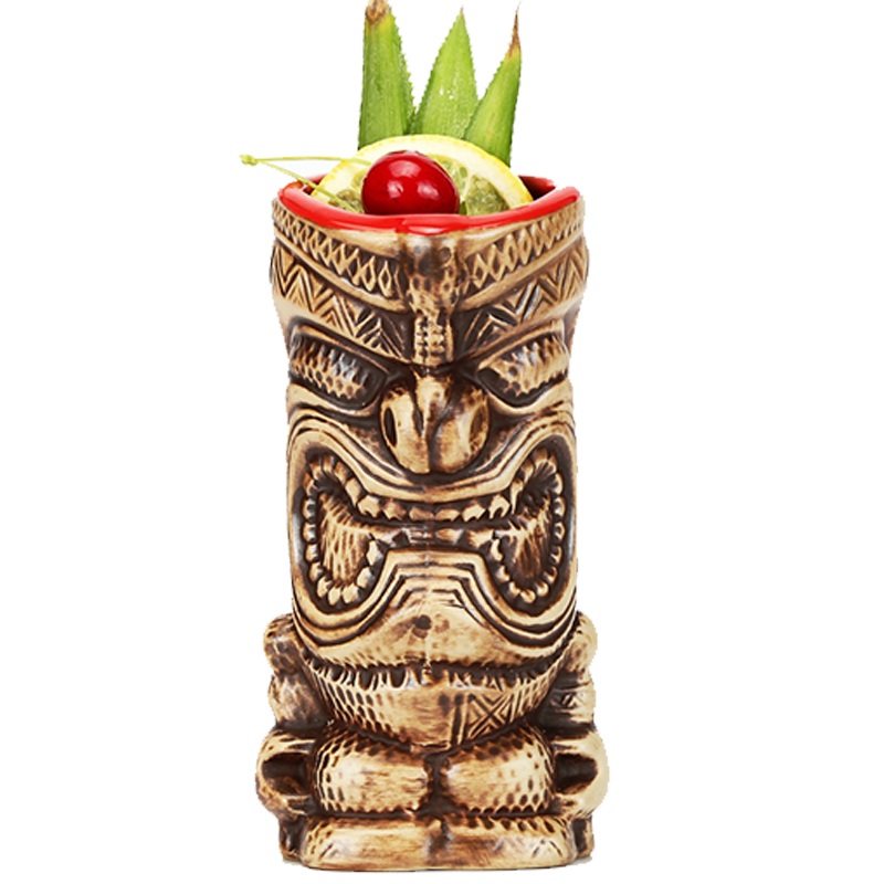 400ml Tiki Mugs Cocktail Cup B - Wine Beer Cocktail 评论和价格
