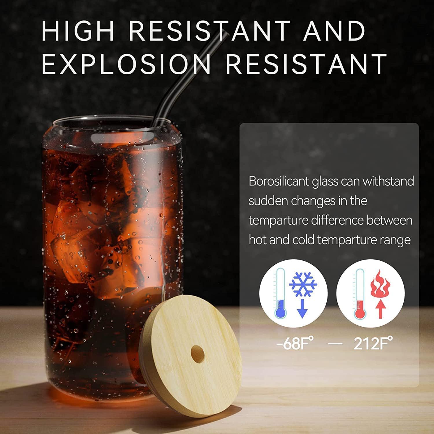 18.6oz 540ML Drinking Glasses  - Wine Beer Cocktail 评论和价格
