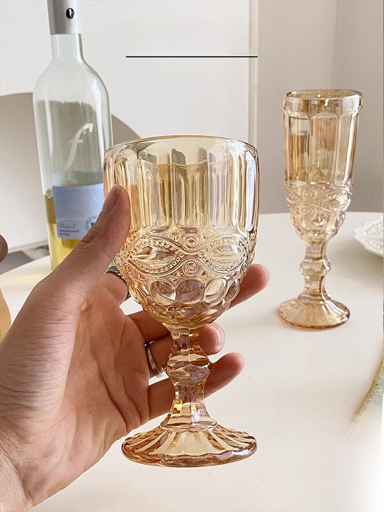Amber Relief High Foot Champag - Wine Beer Foot 评论和价格